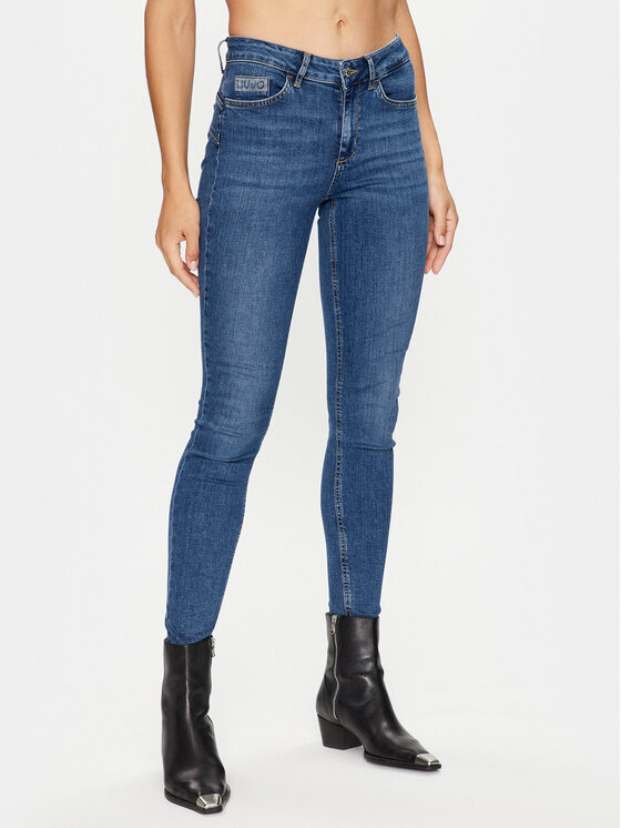 Liu Jo Džínsy UF3013 D4448 Tmavomodrá Slim Fit