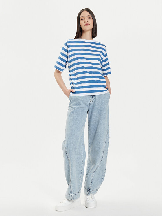 United Colors Of Benetton United Colors Of Benetton Tricou 34KUD107E Albastru Comfort Fit