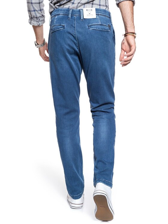 Mustang Mustang Jeansy REALX CHINO Niebieski Straight Fit