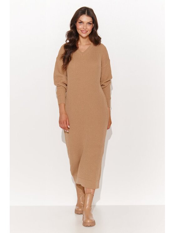 Numinou Numinou Sweter NU_S94 Brązowy Regular Fit