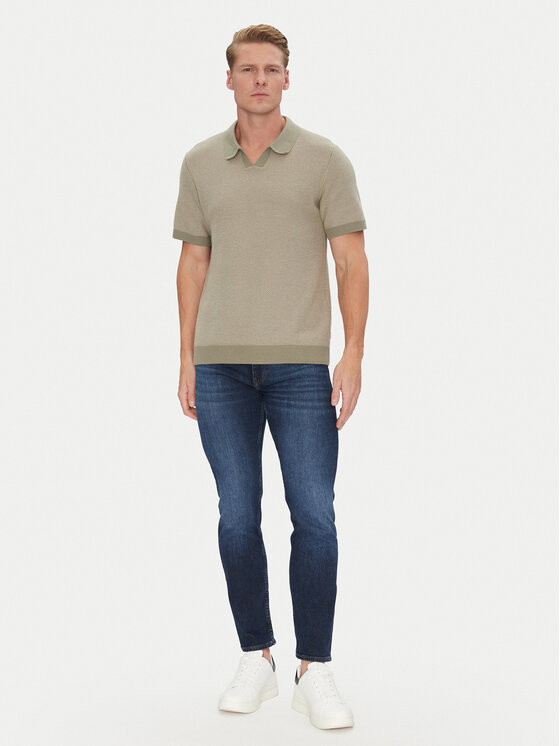 Jack & Jones Jack & Jones Polo Ceaston 12273012 Zielony Regular Fit