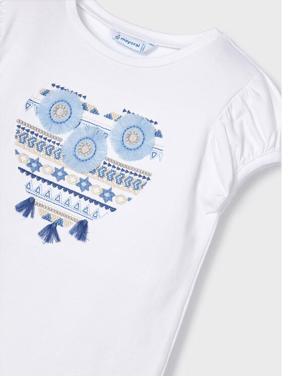 Mayoral Mayoral T-särk 3058 Valge