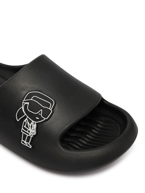 KARL LAGERFELD KARL LAGERFELD Şlapi Z31179 S Negru