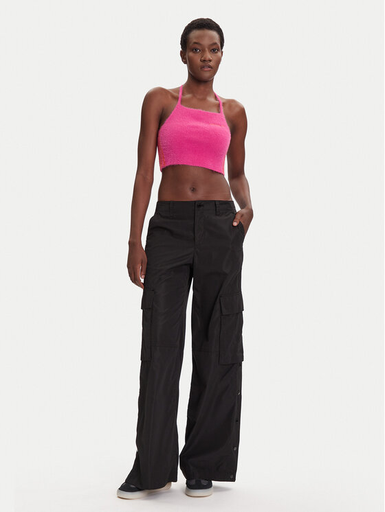 adidas adidas Top Fluffy JW6002 Růžová Slim Fit