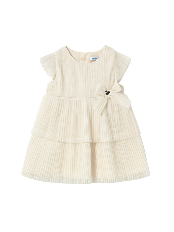 Mayoral Rochie elegantă 1908 Crem Regular Fit