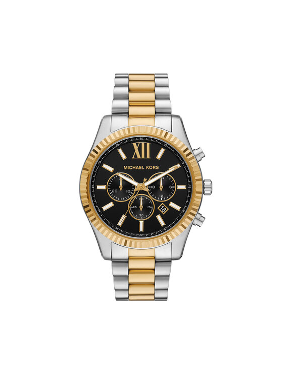 Michael Kors Michael Kors Ročna ura Lexington Mens Chronograph MK9207 Srebrna