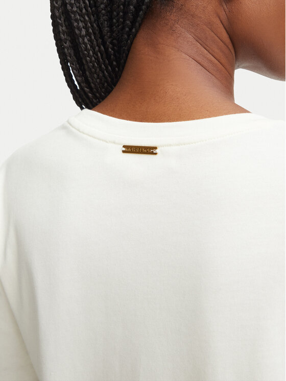 MICHAEL Michael Kors MICHAEL Michael Kors T-Shirt MT6524Y97J Kremowy Regular Fit