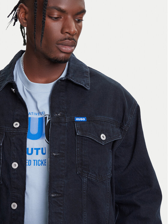 HUGO HUGO Джинсова куртка Dex 50541714 Cиній Regular Fit