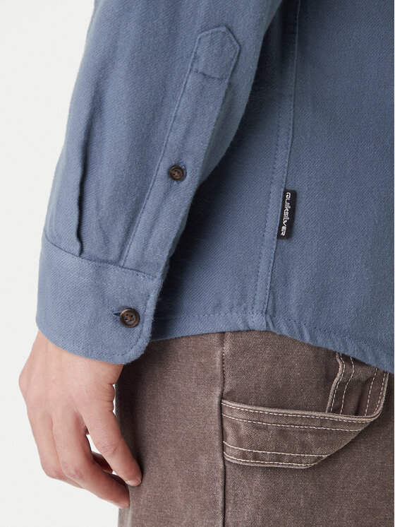 Quiksilver Quiksilver Hemd Motherfly Solid EQYWT04651 Blau Regular Fit