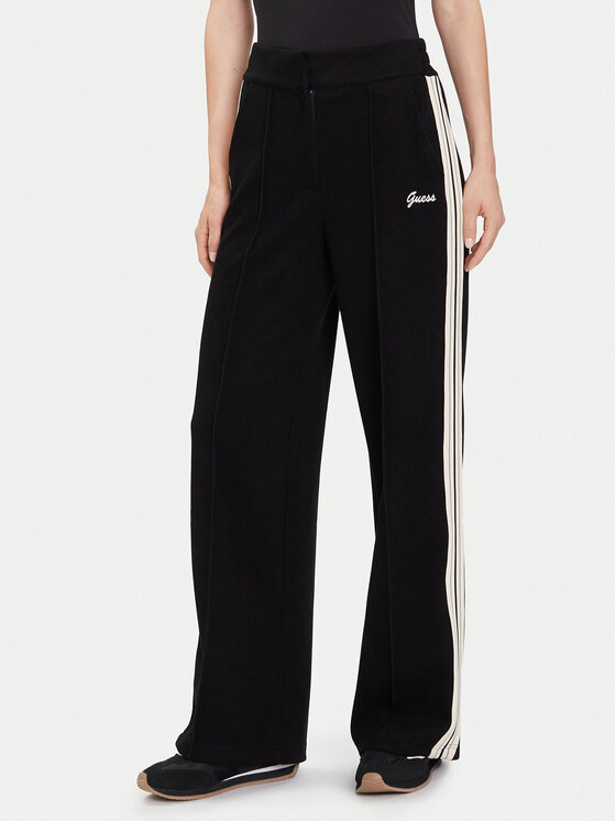 Guess Guess Штани палаццо V5BB16 KCX52 Чорний Wide Leg