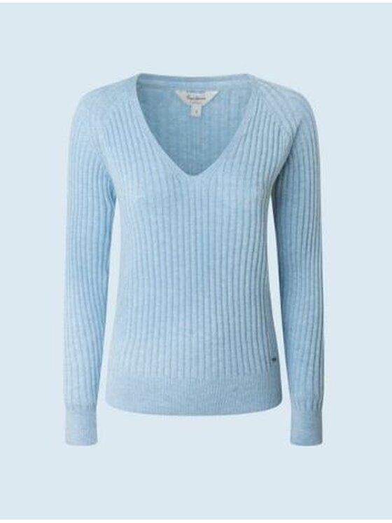 Pepe Jeans Pepe Jeans Sveter PL701763 Modrá Regular Fit