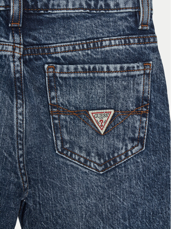 Guess Guess Jeansy L5RA02 D58M2 Granatowy Regular Fit