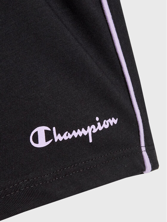 Champion Champion Sportske kratke hlače 404669 Crna Regular Fit