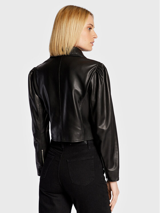 ba&sh ba&sh Prijelazna jakna Perfecto Neli 1H22NELI Crna Regular Fit