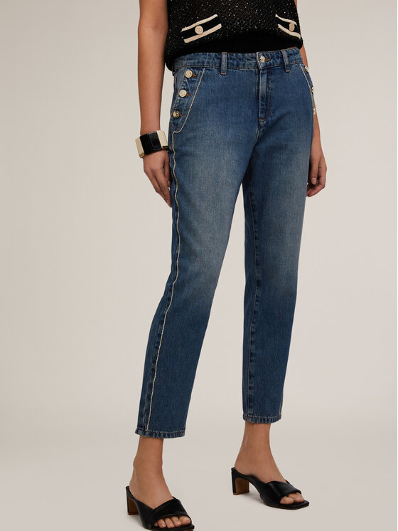 Motivi Motivi Jeans P588Q004104N024 Blu Regular Fit