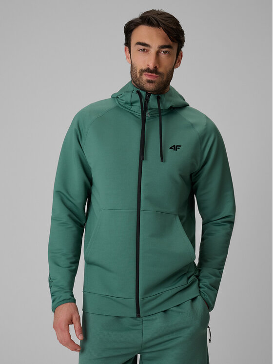 4F 4F Bluza techniczna NO LIMITS Turkusowy Regular Fit
