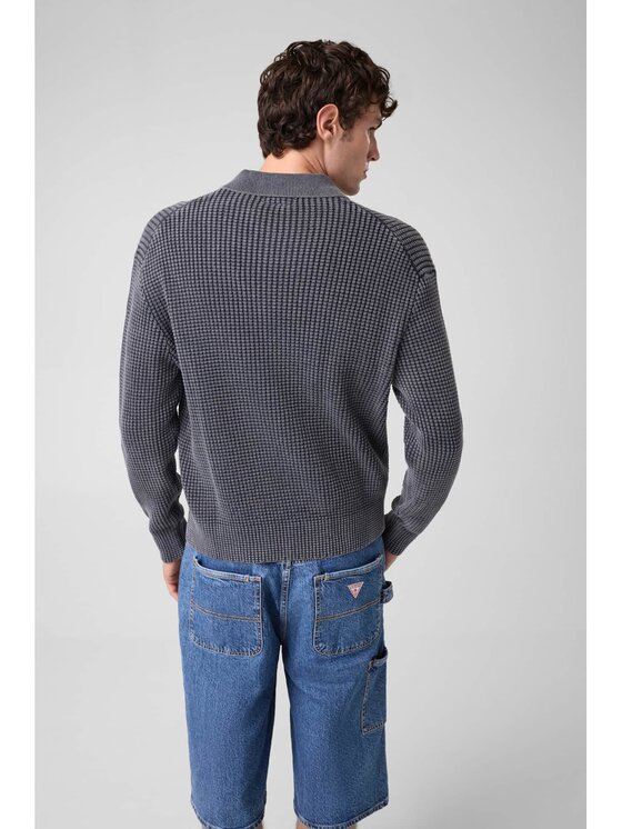 Guess Jeans Guess Jeans Svetr 184134 Modrá Classic Fit