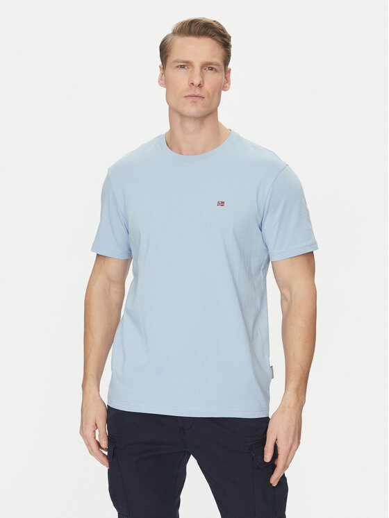 Napapijri Napapijri Футболка Salis NP0A4H8D Голубий Regular Fit
