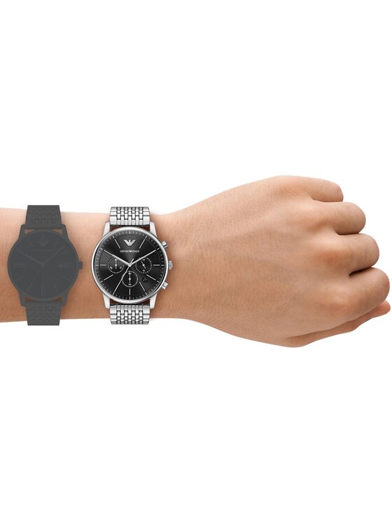 Emporio Armani Emporio Armani Zegarek AR11772 Srebrny