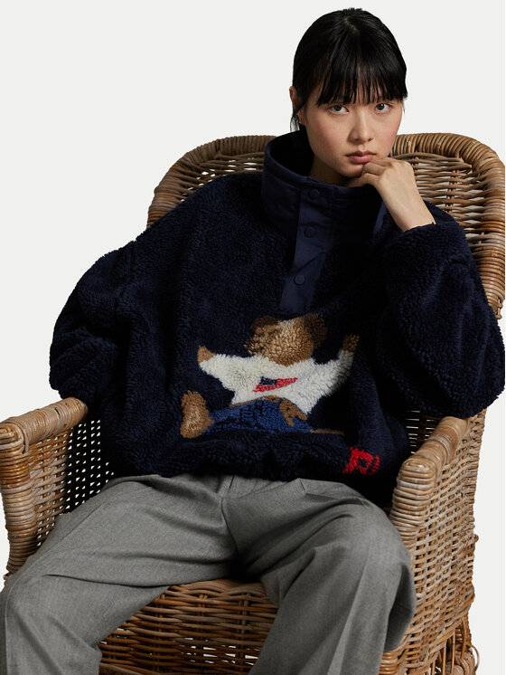 Polo Ralph Lauren Polo Ralph Lauren Полар 211971768001 Тъмносин Relaxed Fit