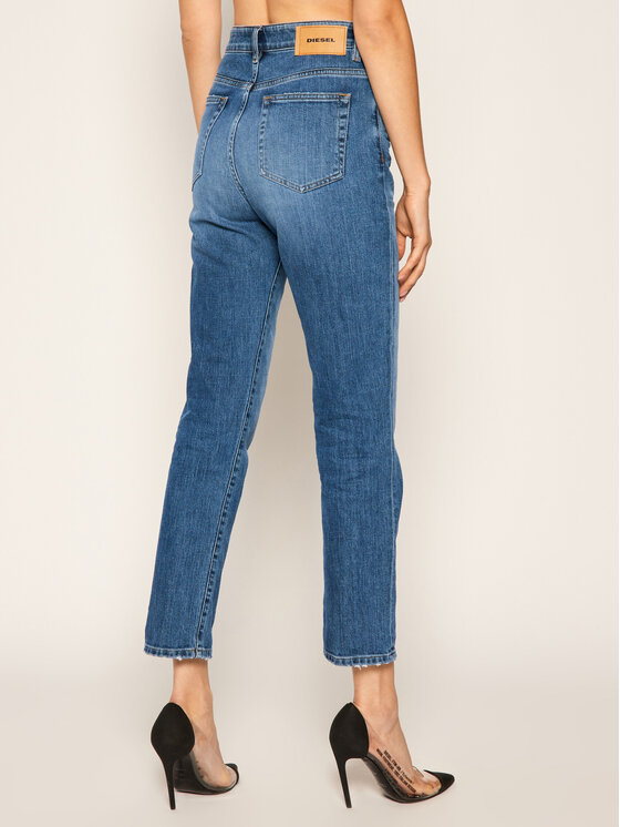 Diesel jeansy_straight_fit D-Eiselle 00SMNI 009CZ Mėlyna Straight Fit •  Modivo.lt