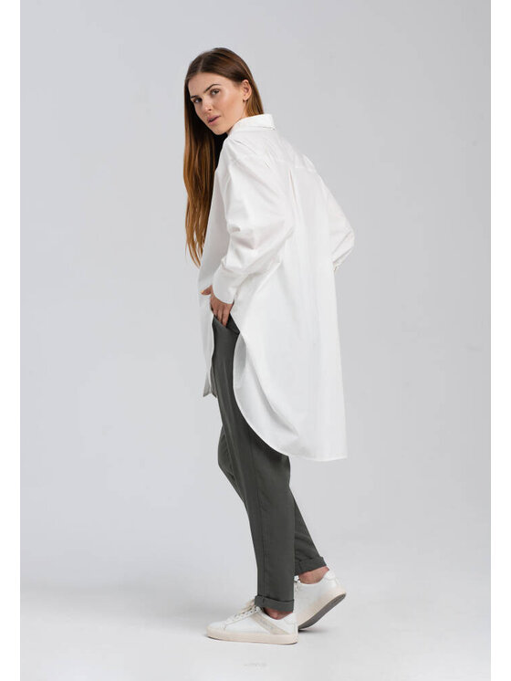 Look Made With Love Look Made With Love Koszula Look 1137 Alfama white Biały Over Fit