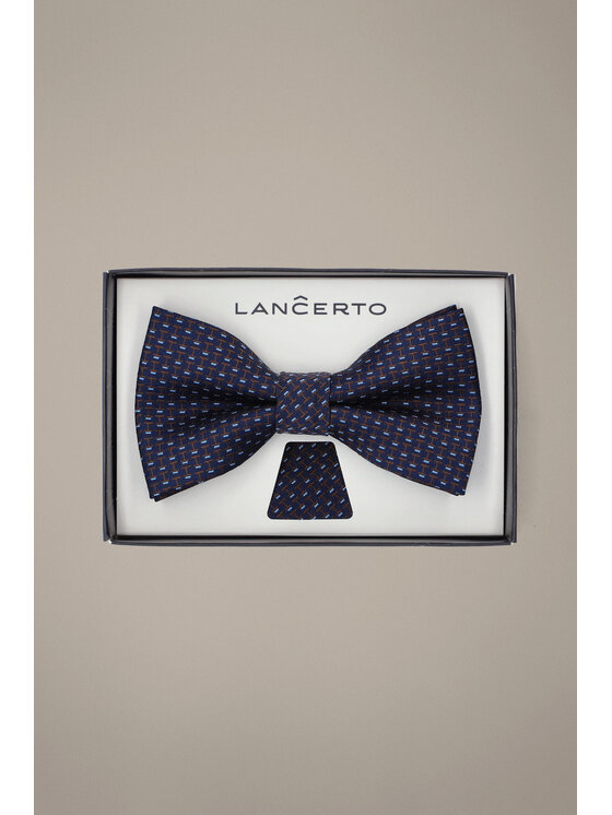 Lancerto Lancerto Komplet mucha i poszetka Mucha Granatowa MU090126000003 Granatowy