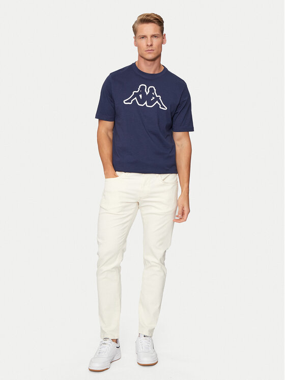 Kappa Kappa Tricou Logo Korpo Cromen 303HZ70 Bleumarin Regular Fit