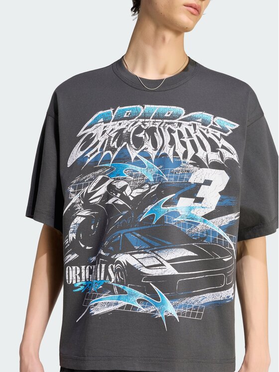 adidas adidas T-Shirt 163031 Czarny Oversize