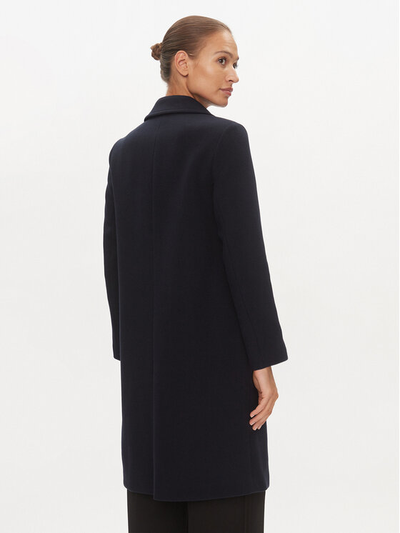 Marc O'Polo Marc O'Polo Cappotto di lana 308 0068 71097 Blu scuro Regular Fit