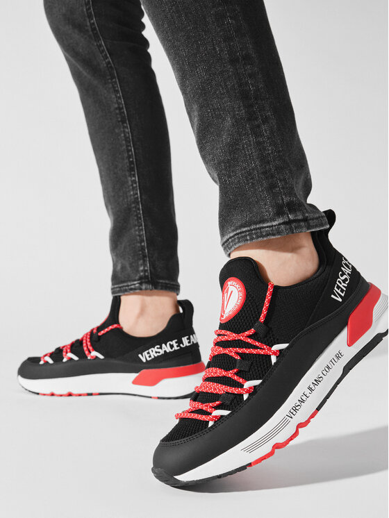 Versace Jeans Couture Versace Jeans Couture Sneakersy 75YA3SA5 Čierna