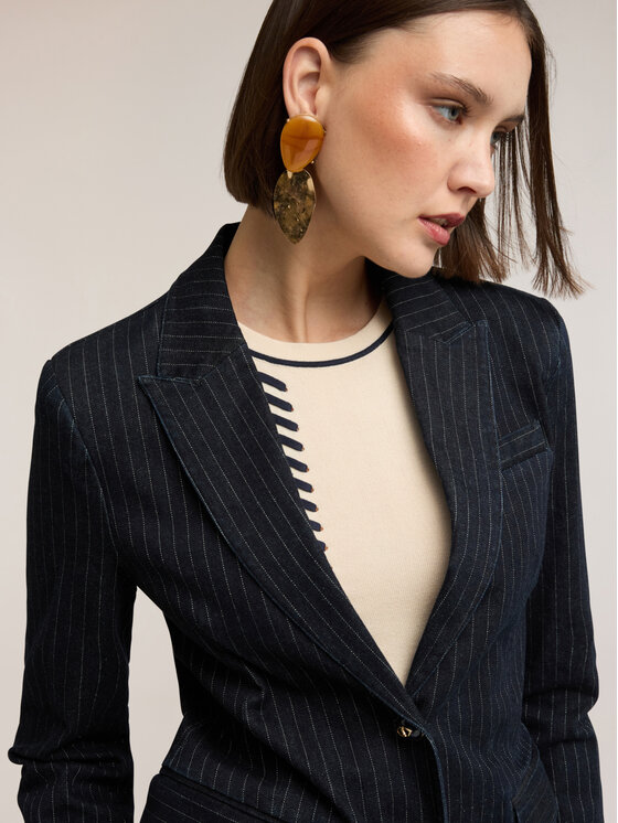 Motivi Motivi Giacca di transizione Q011Q001027N034 Blu Regular Fit