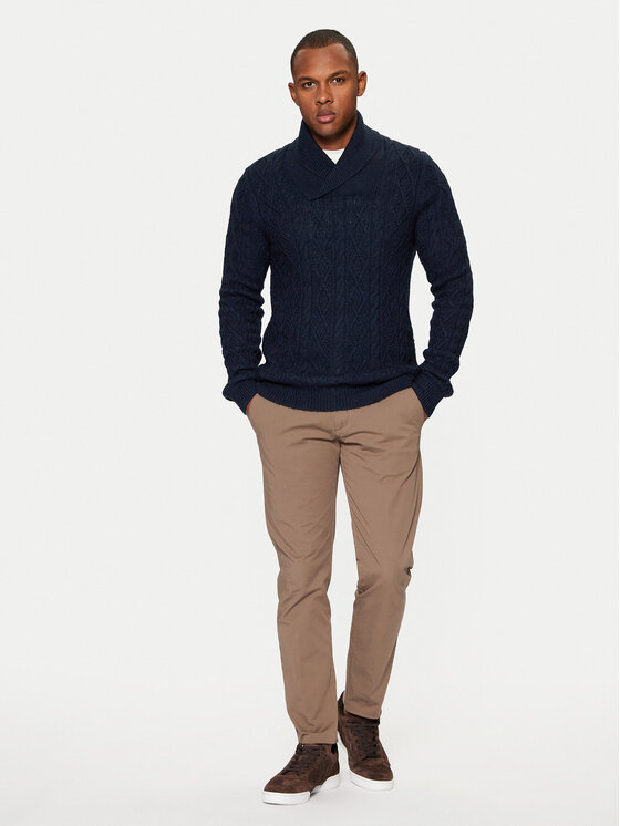s.Oliver s.Oliver Pulover 2152201 Bleumarin Regular Fit