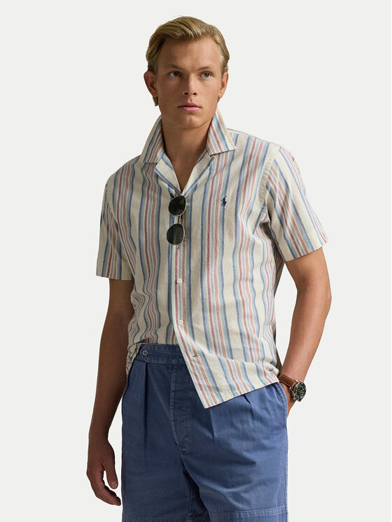 Polo Ralph Lauren Košeľa 710965813001 Béžová Classic Fit