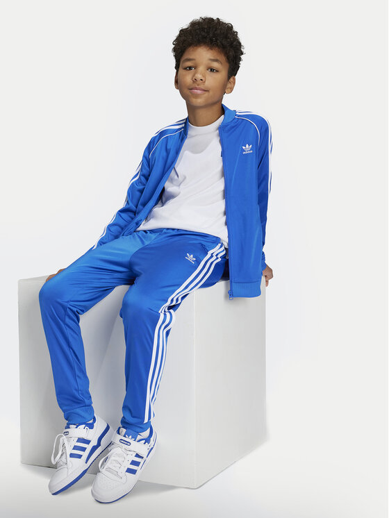 adidas adidas Spodnie dresowe adicolor SST IY4007 Niebieski Regular Fit
