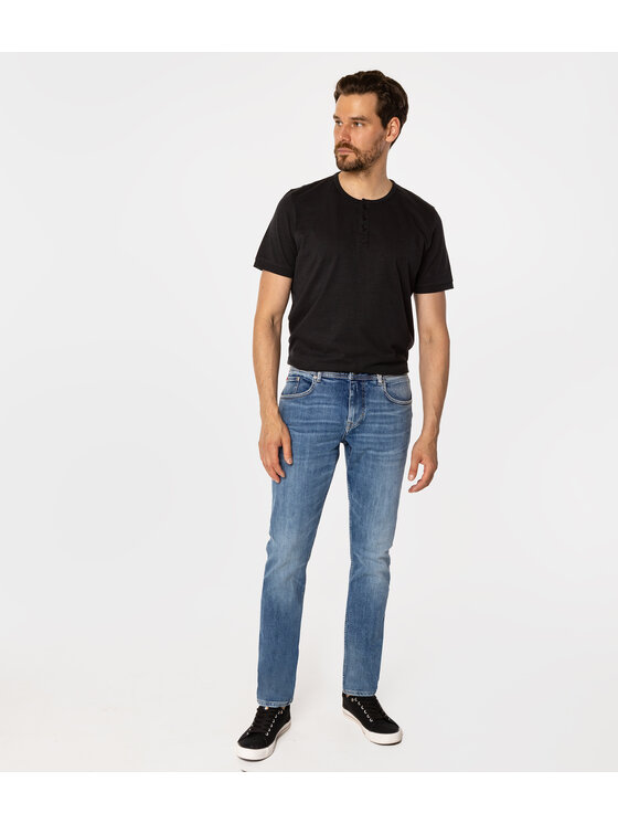 Lee Cooper Lee Cooper Jeansy DENZEL Niebieski Slim Fit