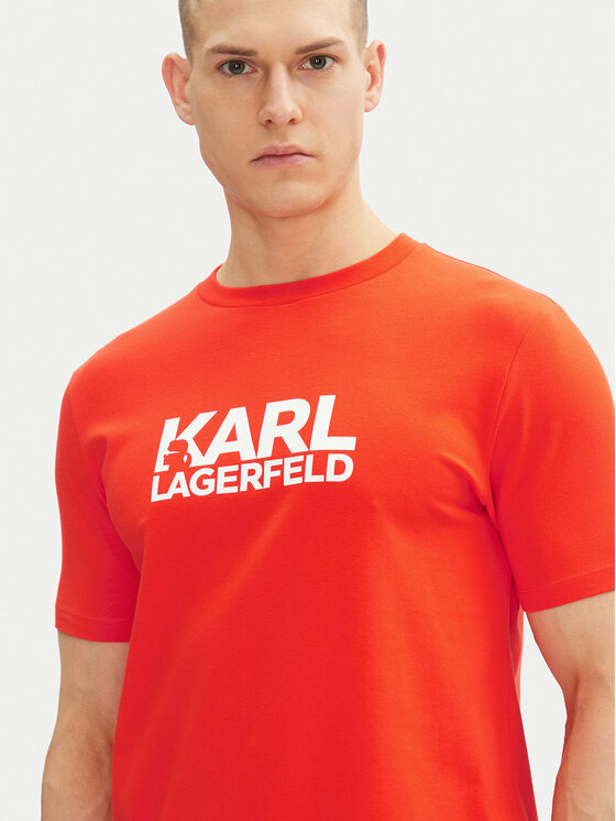 KARL LAGERFELD KARL LAGERFELD T-shirt 755087 552235 Crvena Regular Fit