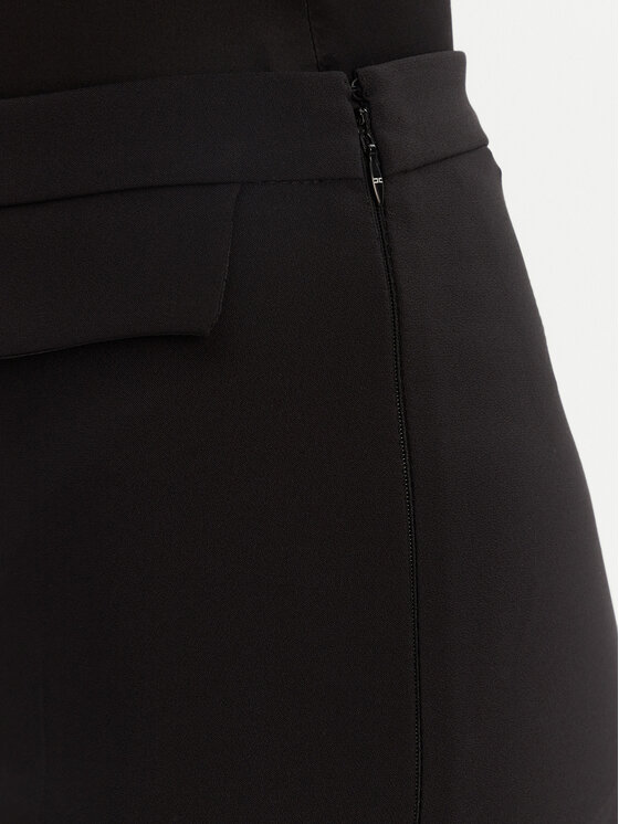 Elisabetta Franchi Elisabetta Franchi Bavlnené nohavice PA-077-51E2-V320 Čierna Regular Fit