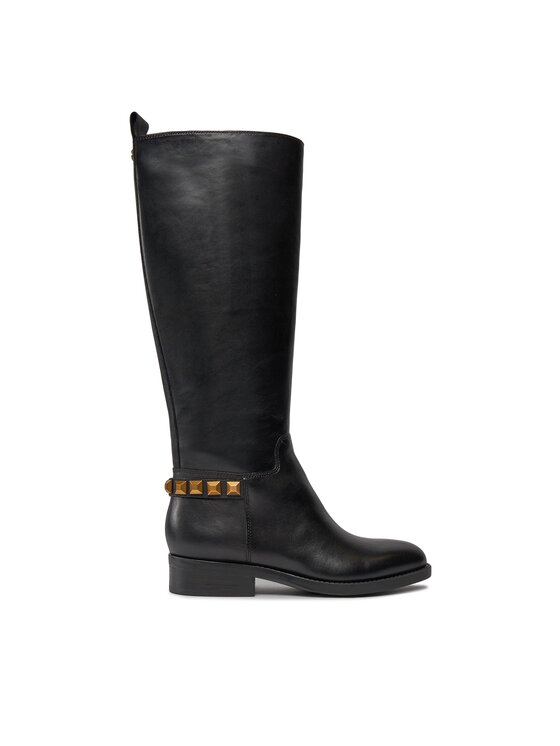 Cizme lungi riding Guess FL8BYO LEA11 Negru