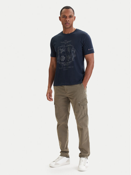 Aeronautica Militare Aeronautica Militare Póló 261TS2540UJ00727 Sötétkék Regular Fit