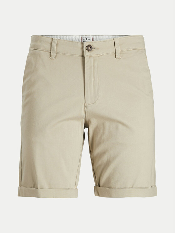 Jack & Jones Junior Jack & Jones Junior Szorty materiałowe 12254241 Beżowy Regular Fit