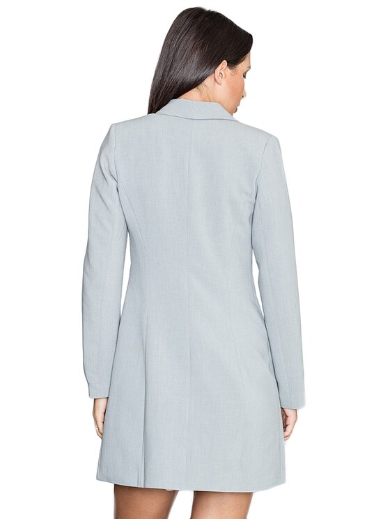 FIGL FIGL Sukienka M447 Szary Regular Fit