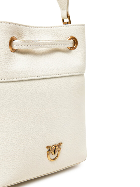PINKO PINKO Torbica Secchiello Mini PE 25 PLTT 104303 A29Q Écru