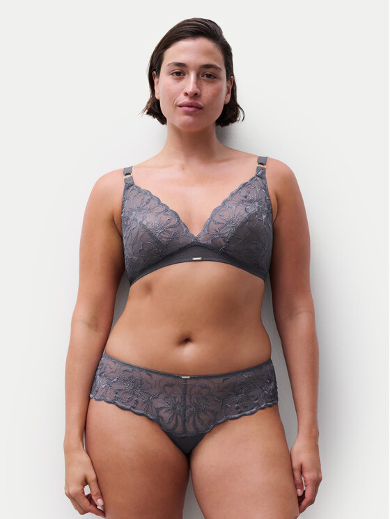 Chantelle Chantelle Bokserice Fleurs C12MB0 Siva