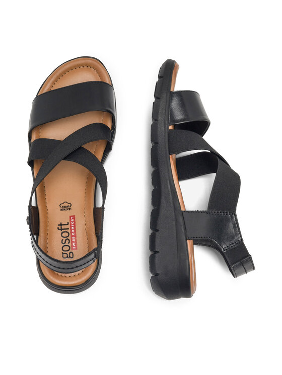Go Soft Go Soft Sandalen WI16-INES-04 Schwarz