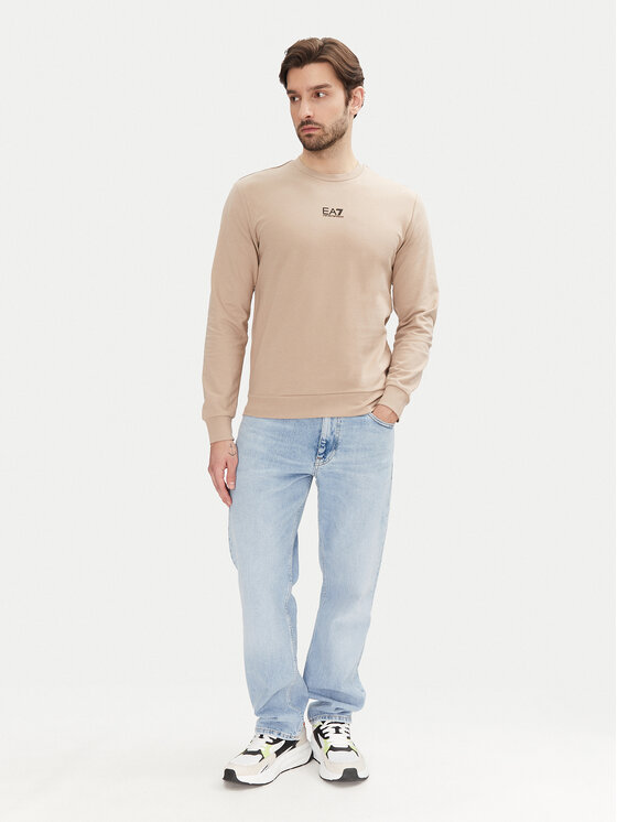 EA7 Emporio Armani EA7 Emporio Armani Džemperis 8NPM30 PJVRZ U6155 Smėlio Regular Fit