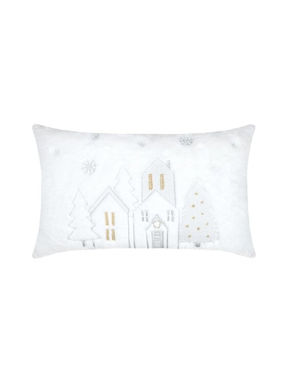 MIAhome MIAhome Poduszka dekoracyjna 30x50x12 cm SOFFICE-1 Biały