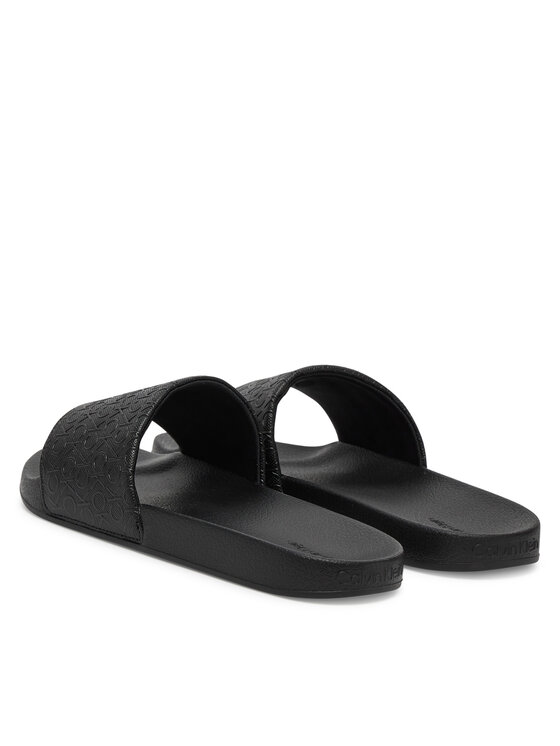 Calvin Klein Calvin Klein Klapki Pool Slide Mono HW0HW02541 Czarny
