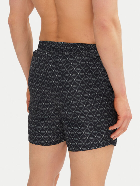 Karl Kani Karl Kani Plavecké šortky Signature Monogram Aop 60550022 Černá Regular Fit