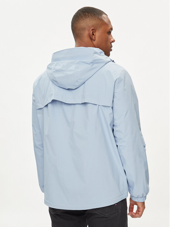 Tommy Hilfiger Tommy Hilfiger Bunda pro přechodné období Portland MW0MW34456 Světle modrá Regular Fit